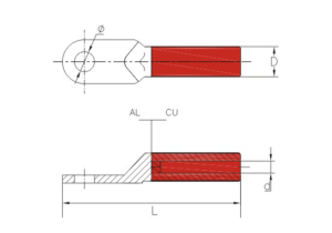 Bimetal Lugs-Electrical fittings manufacturer and exporter-FINA-CHINA