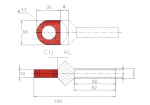 Bimetal Lugs-Electrical fittings manufacturer and exporter-FINA-CHINA 